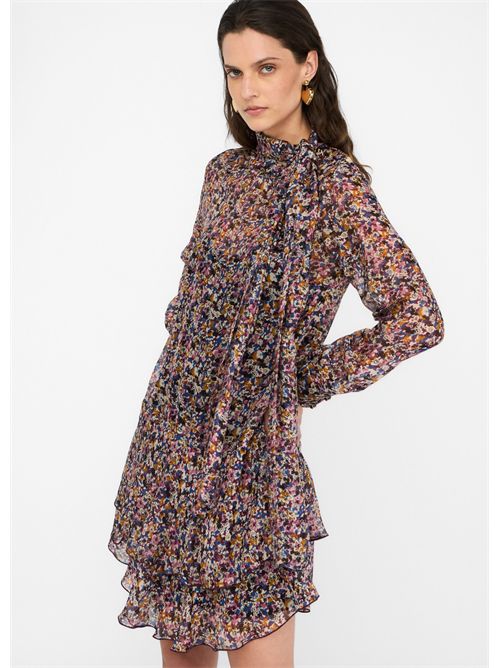Abito a fiori in chiffon di seta LIU JO | MF5001T2559/M9993